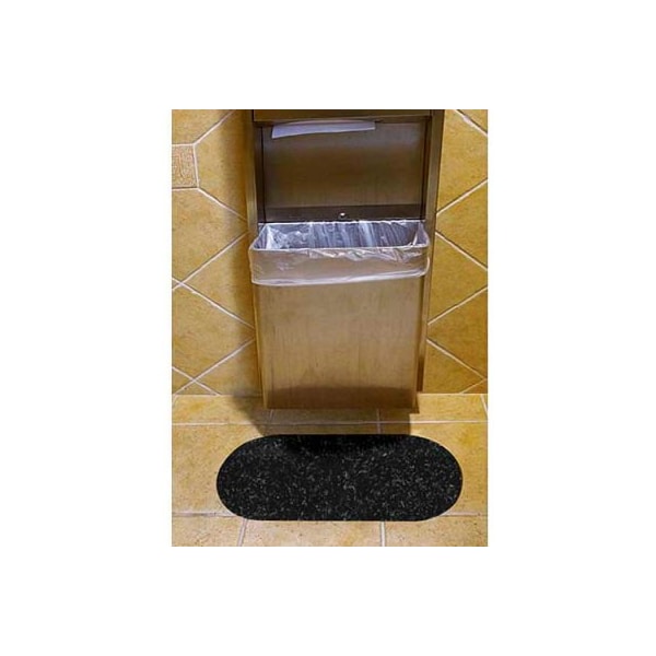 Sanastar Wizkid Antimicrobial Sink/Hand Towel, Black 12 Mats/Box - SINK-BL B0x - main